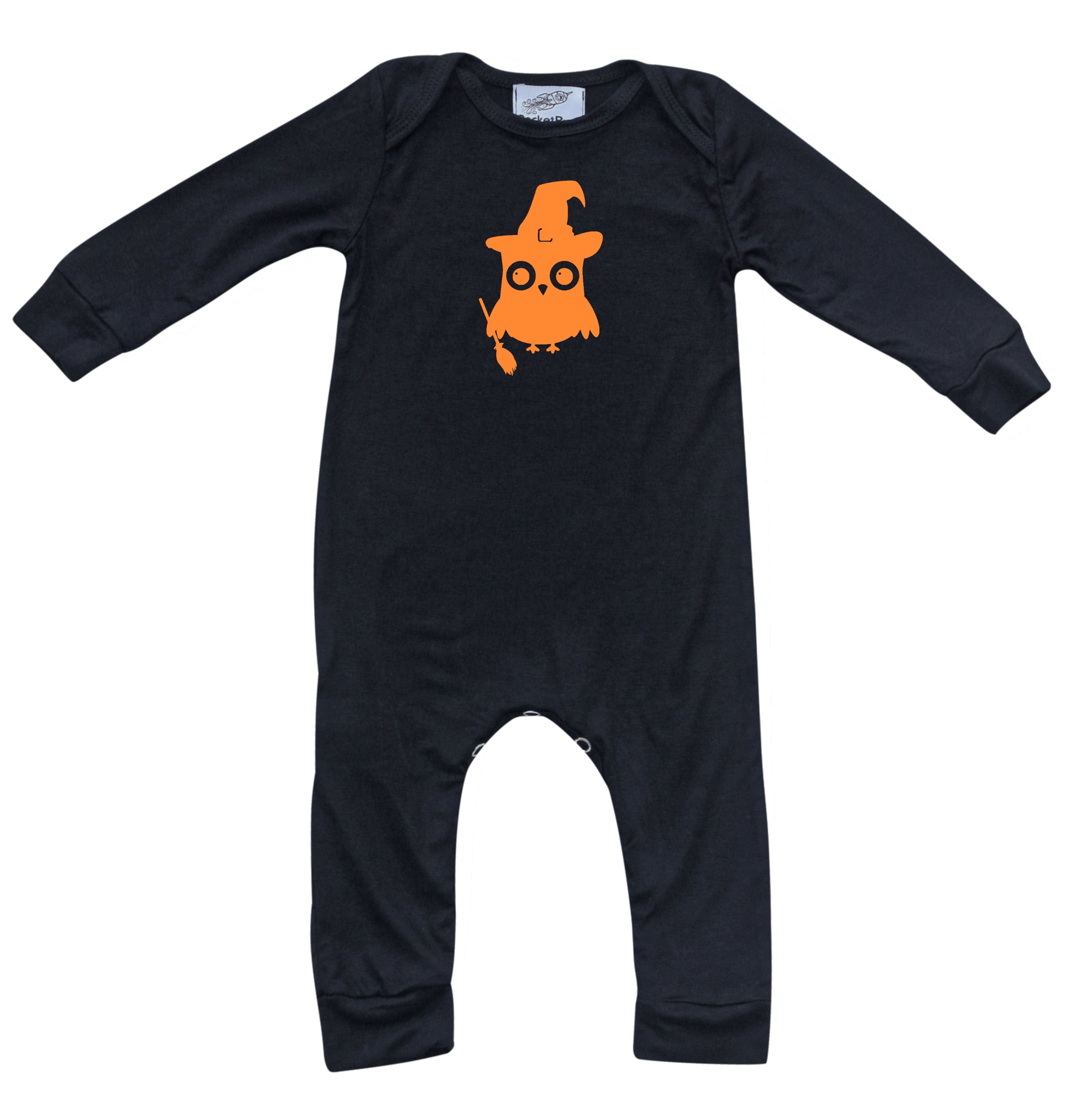Halloween Owl Black Baby Romper Outfit