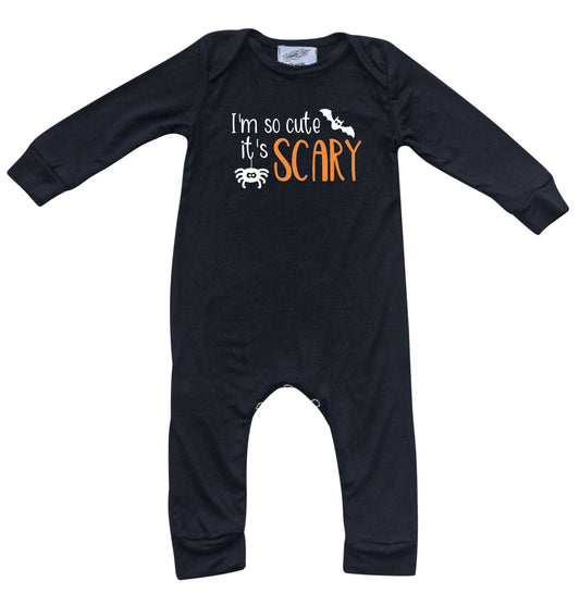 I'm so Cute It's Scary Halloween Baby Romper Outfit 18-24 months