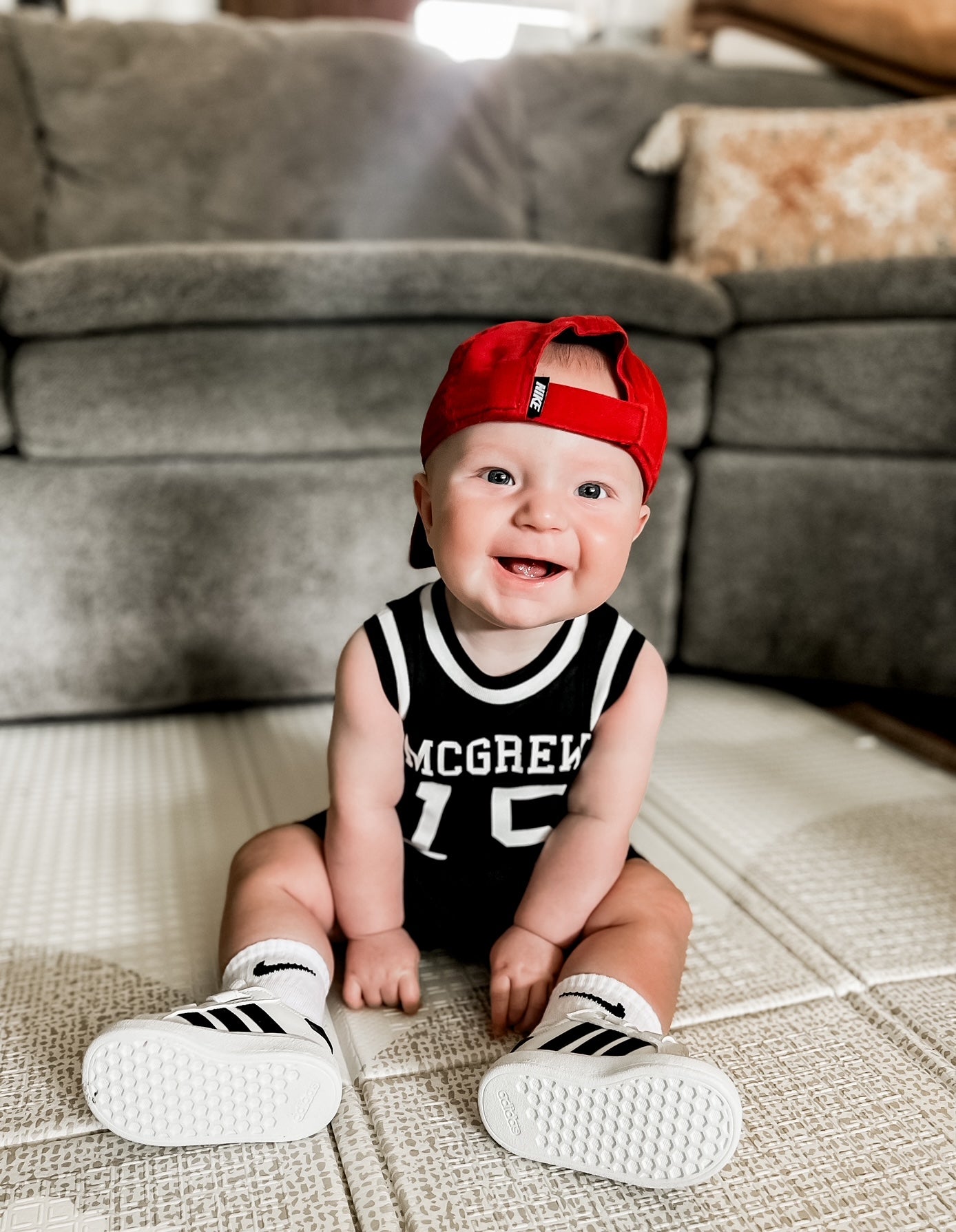 Personalized Sleeveless Basketball Jersey for Toddlers- Personalized with Name and Number (Front & Back)
