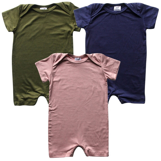 Silky Baby Romper Shorts for Boys and Girls-Gender Neutral