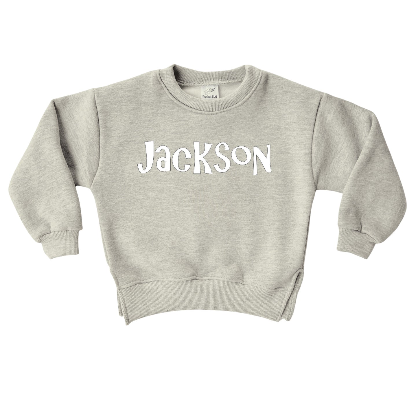 Rocket Bug Personalized Cozy Soft Cotton Crewneck Sweatshirt (Sweater)
