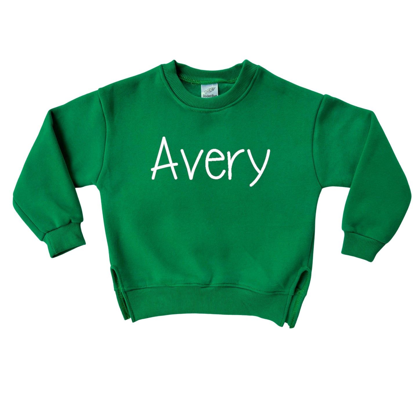 Rocket Bug Personalized Cozy Soft Cotton Crewneck Sweatshirt (Sweater)