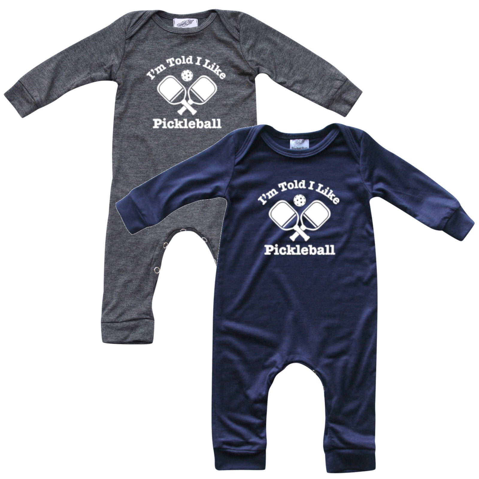 I'm Told I Like Pickleball Long Sleeve Romper