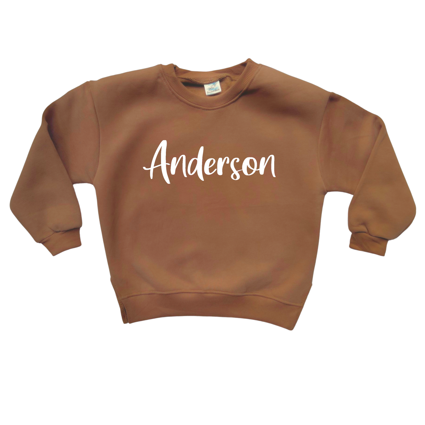 Rocket Bug Personalized Cozy Soft Cotton Crewneck Sweatshirt (Sweater)