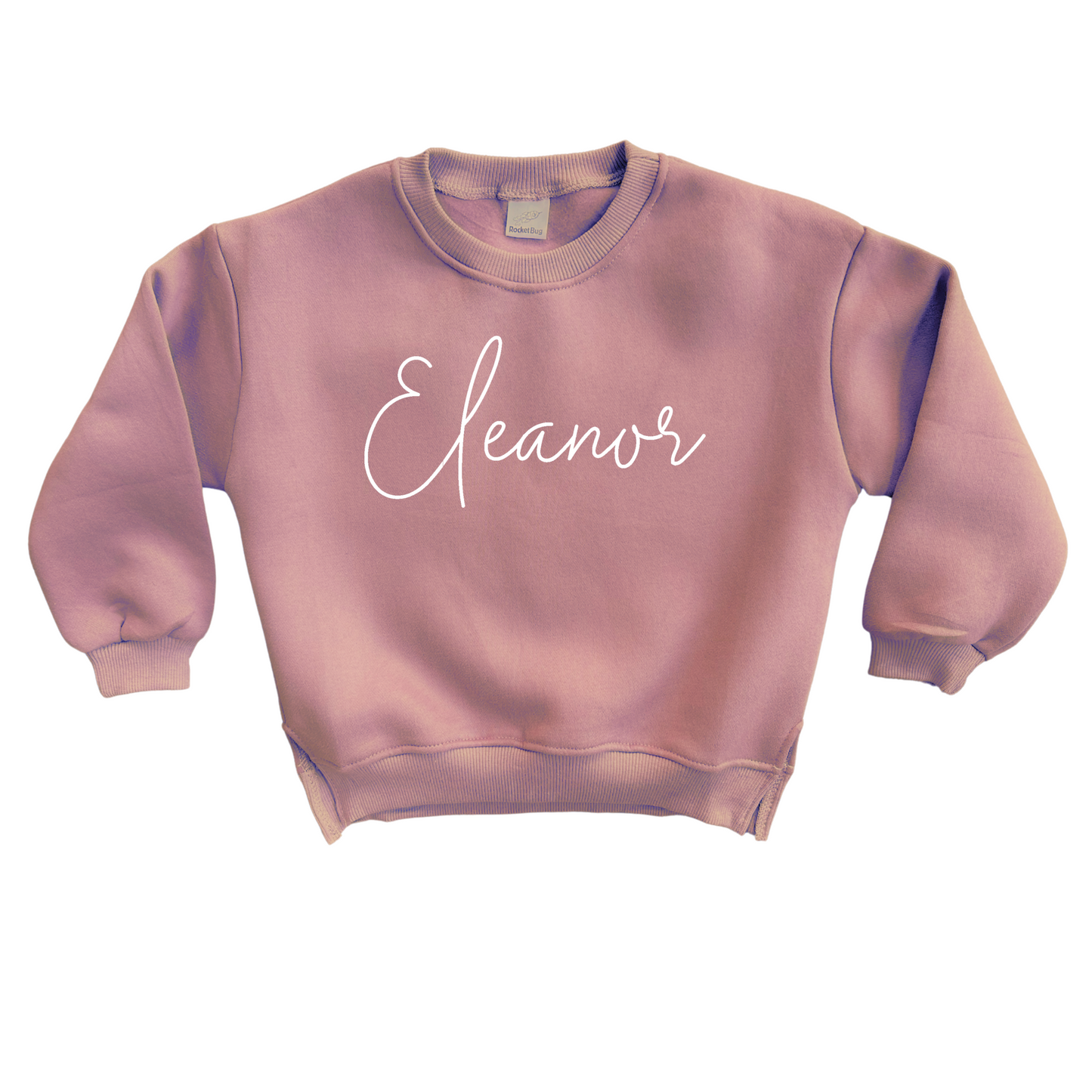 Rocket Bug Personalized Cozy Soft Cotton Crewneck Sweatshirt (Sweater)