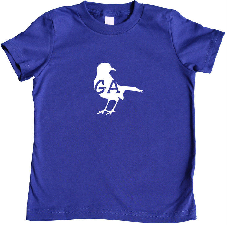 State Your Bird Georgia Toddler T-shirt Hot Pink