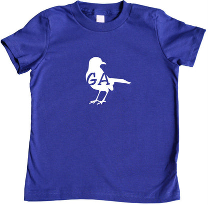 State Your Bird Georgia Toddler T-shirt Hot Pink