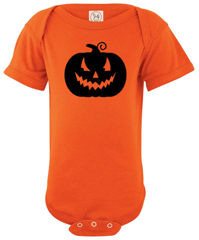 Halloween Pumpkin Baby Bodysuit