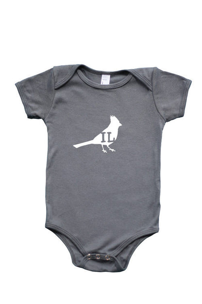State Your Bird Illinois Baby Bodysuit