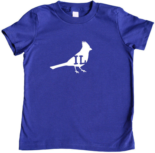 State Your Bird Illinois Toddler T-shirt Hot Pink