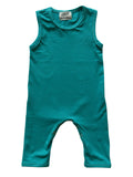 Teal Baby Romper for Boys and Girls