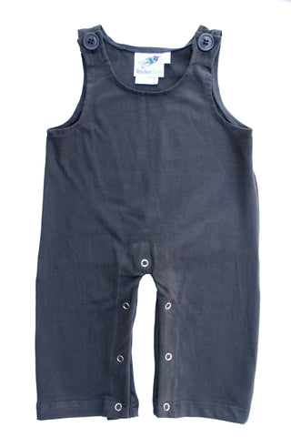Gender Neutral Baby and Toddler Overalls - Charcoal