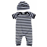 Baby Romper with Matching Hat