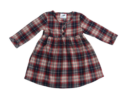 FLASH SALE REG $28 - Long Sleeve Pleated Waist Baby, Toddler, Girls Flannel or Linen Dresses for Babies and Kids