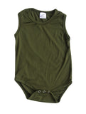 Rocket Bug Silky Sleeveless Baby Bodysuit-Unisex, Boys, & Girls, Infant Sleeper