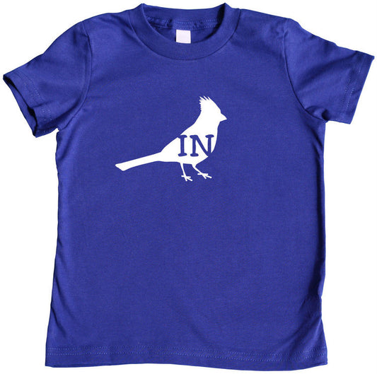 State Your Bird Indiana Toddler T-shirt Hot Pink