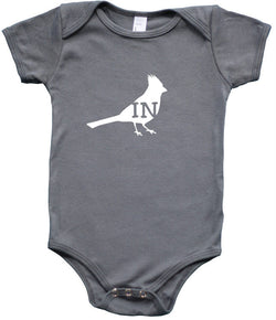 State Your Bird Indiana Baby Bodysuit