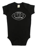 I'm Told I Like Tailgating Silhouette Baby Bodysuit