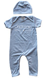 Personalized Baby Romper for Boys (Matching Hat Included)