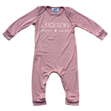 Personalized Heart or Star Silky Long Sleeve Baby Romper for Boys and Girls