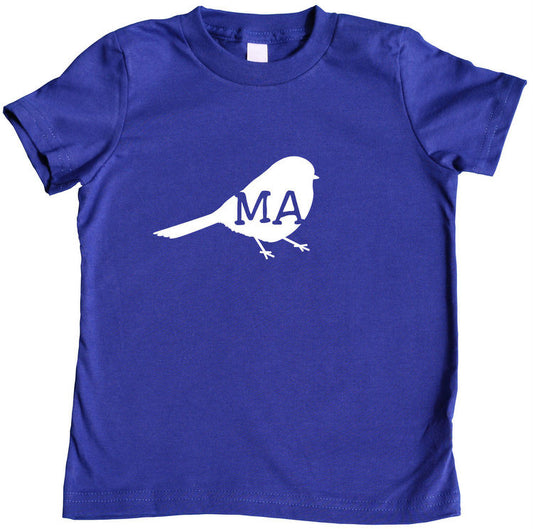 State Your Bird Massachusetts Toddler T-shirt Hot Pink