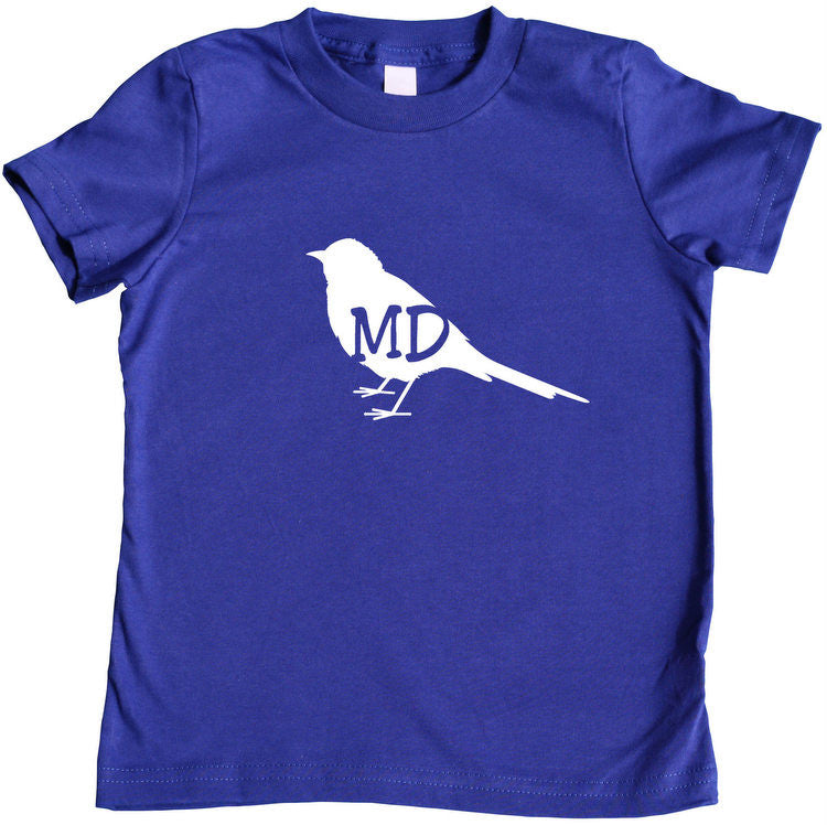 State Your Bird Maryland Toddler T-shirt Hot Pink