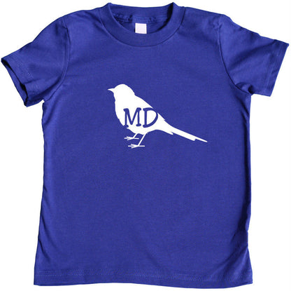 State Your Bird Maryland Toddler T-shirt Hot Pink