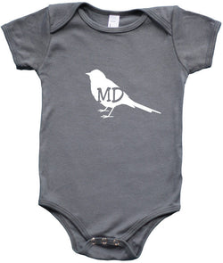 State Your Bird Maryland Baby Bodysuit