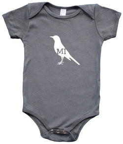 State Your Bird Michigan Baby Bodysuit