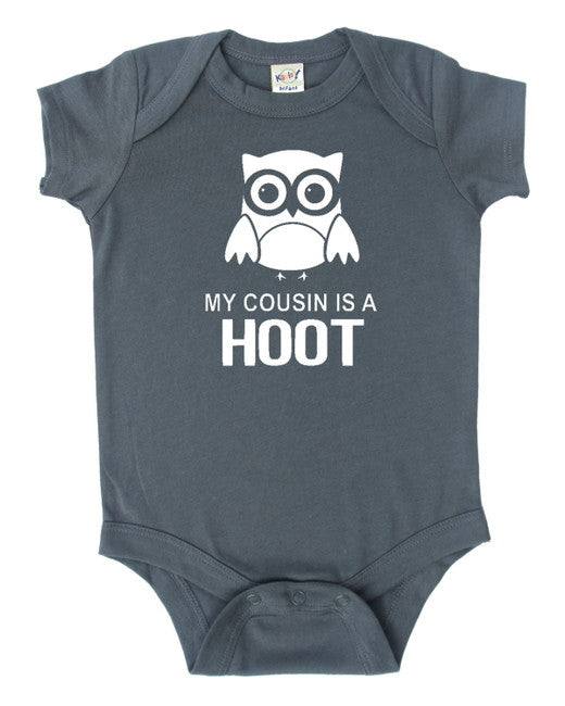 "My Cousin is a Hoot" Baby Bodysuit