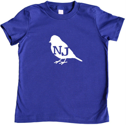 State Your Bird New Jersey Toddler T-shirt Hot Pink