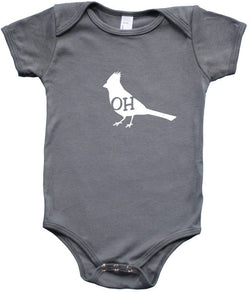State Your Bird Ohio Baby Bodysuit