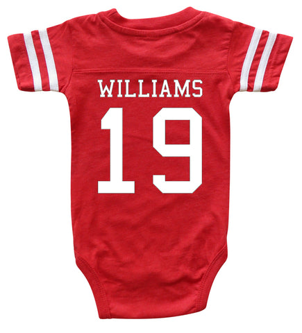 Customized Newborn Football Jersey Personalized Infant Jersey 