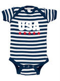 USA Stars Baby Bodysuit for July 4th