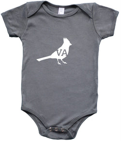 State Your Bird Virginia Baby Bodysuit
