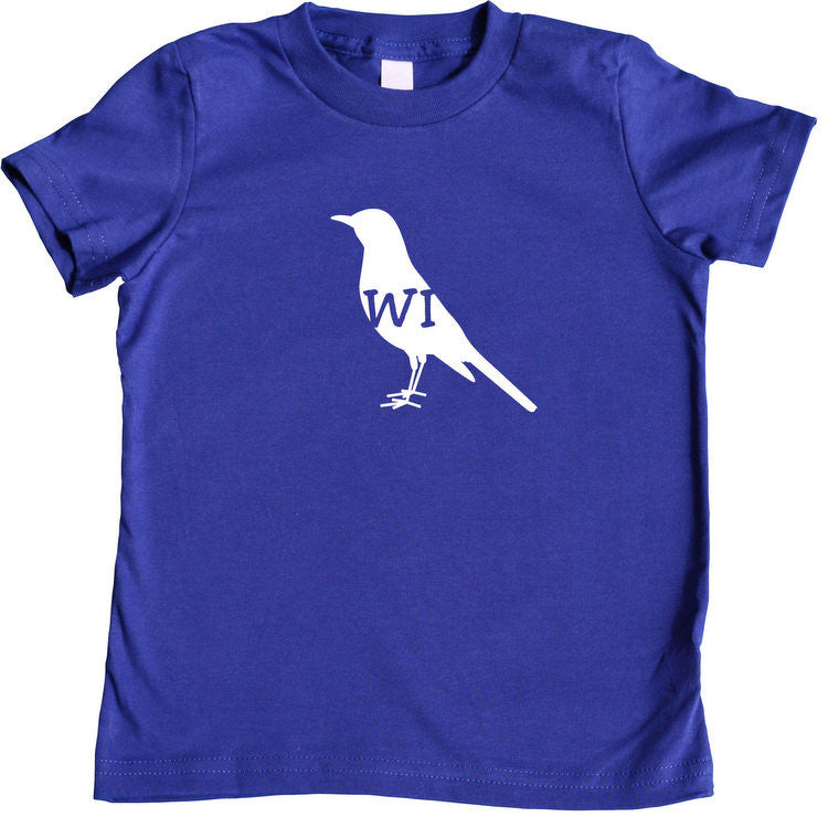 State Your Bird Wisconsin Toddler T-shirt Hot Pink