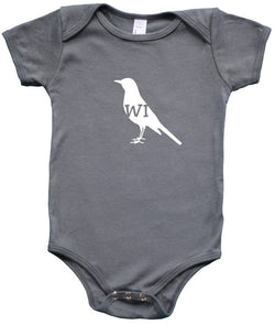 State Your Bird Wisconsin Baby Bodysuit