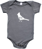 State Your Bird West Virginia Baby Bodysuit