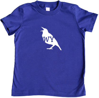 State Your Bird Wyoming Toddler T-shirt Hot Pink