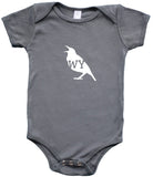 State Your Bird Wyoming Baby Bodysuit