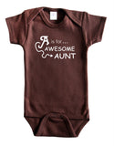 "A is for Awesome Aunt" Baby Bodysuit