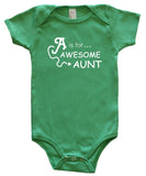 "A is for Awesome Aunt" Baby Bodysuit