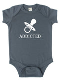 "Addicted" Silhouette Baby Bodysuit