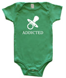 "Addicted" Silhouette Baby Bodysuit