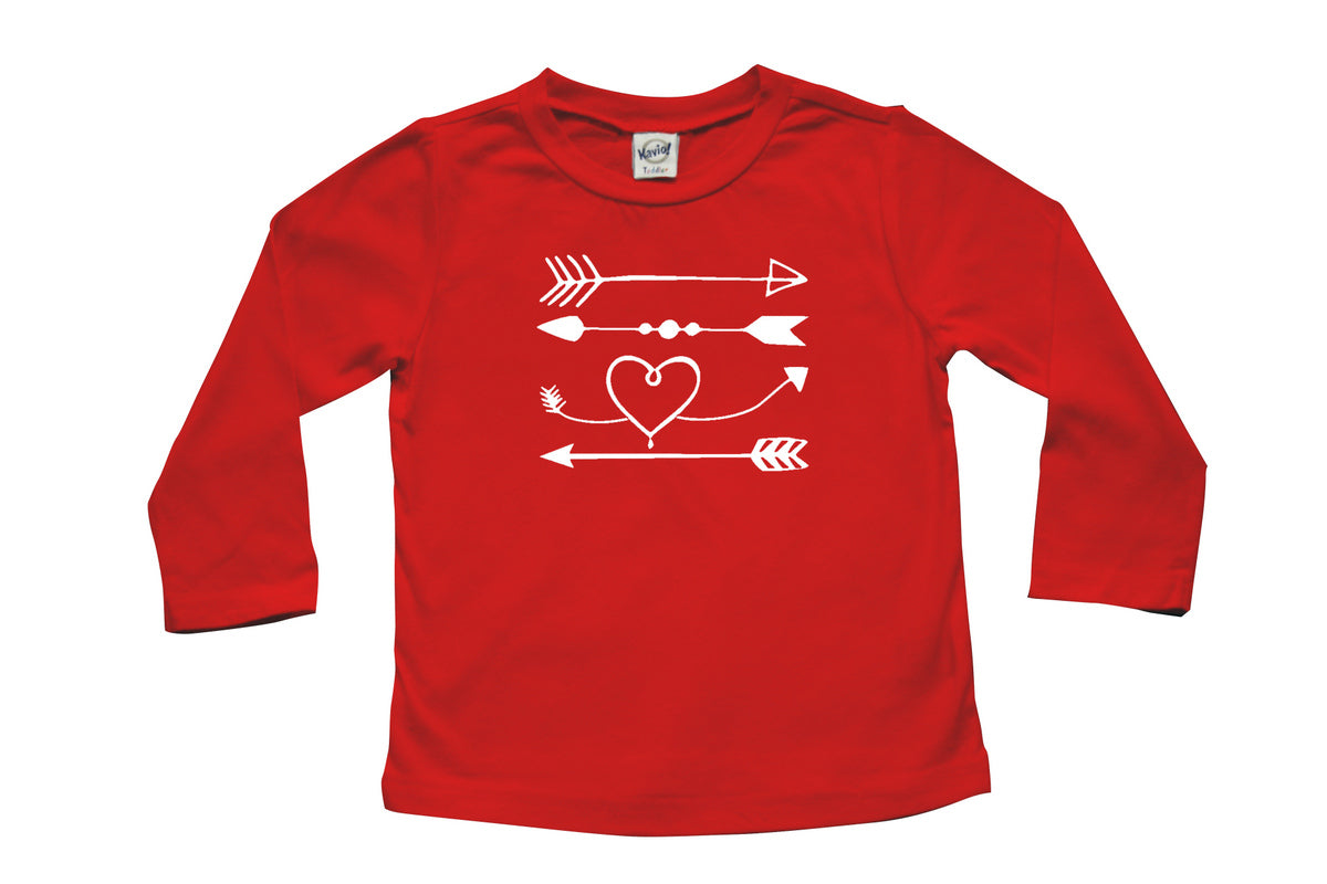 Valentine Love Arrows Long Sleeve T-shirt