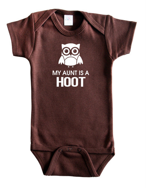 "My Aunt is a Hoot" Baby Bodysuit