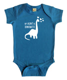 "My Aunt is Dino-Mite" Baby Bodysuit