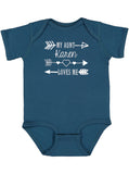 Personalized 'My Aunt Loves Me' Baby Bodysuit (Personalized with Aunt's Name)