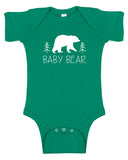 "Baby Bear" Silhouette Baby Bodysuit-gender neutral, baby gift, baby shower