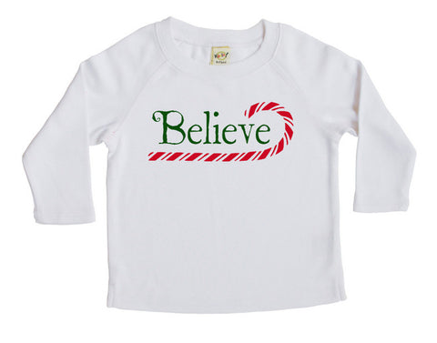 Believe Long Sleeve T-shirt - Christmas